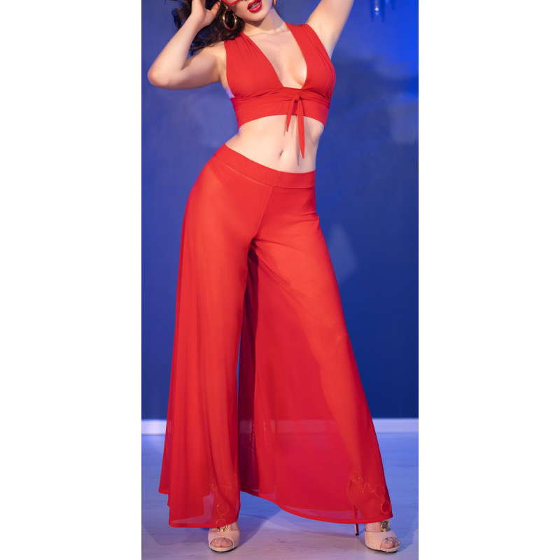 Chilirose Ensemble 3 Pièces Monika Rouge